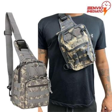 Imagem de Bolsa Transversal Impermeável Peito E Ombro Masculina Feminina Sport -