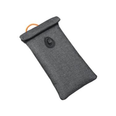 Imagem de Generic Faraday Bag Shielding Bag versátil robusta anti -rastreamento Bolsa de bloqueio da bolsa faraday bolsa para chaves de cartão de crédito, Cinza