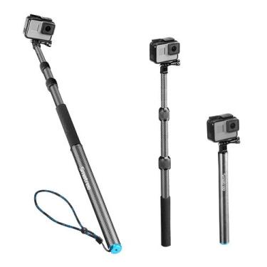 Imagem de Fibra de carbono Selfie Stick Smatree S3C para câmeras GoPro e DJI