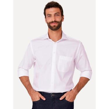 Imagem de Camisa Dudalina Masculina Comfort Tricoline Lisa Rosa Claro-Masculino
