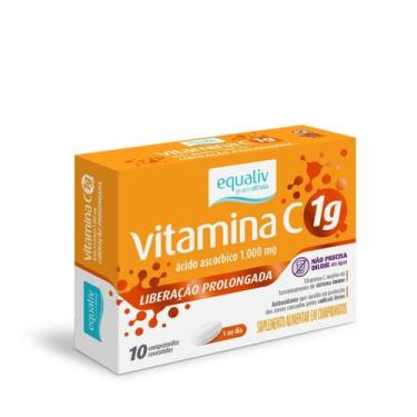 Imagem de Vitamina C 1g Liberação Prolongada 10 Comp Equaliv