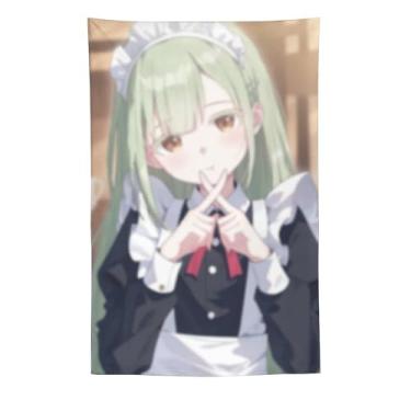 Imagem de LIEGBMEU Sexy Bikini Hot Anime Girl Tapeçaria 152.4 cm x 228.6 cm Interior Exterior Wall Quilt Art Decoração de Tapeçaria Caprichosa, AF237