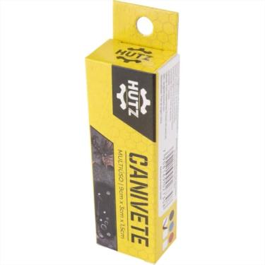 Imagem de CANIVETE MULTIÚSO AÇO INOX E ÓXIDO DE ALUMÍNIO 9CM X 3CM X 1,5CM