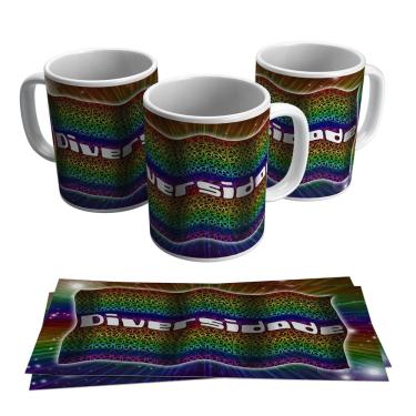 Imagem de Caneca Lgbt Diversidade Causa Gay Movimento 325ml