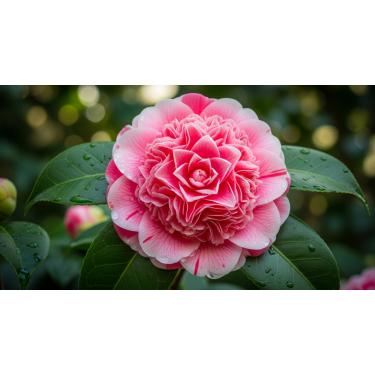 Imagem de 40 Sementes de Camélia Exótica – Flores Elegantes para Jardim