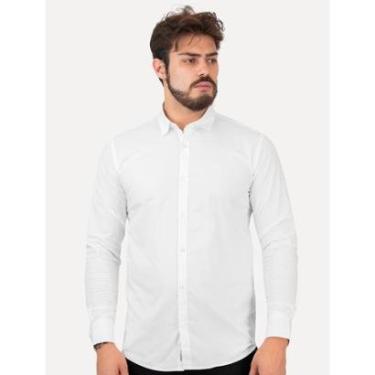 Imagem de Camisa Original Penguin Masculina Regular Tricoline Bordado Branca-Masculino