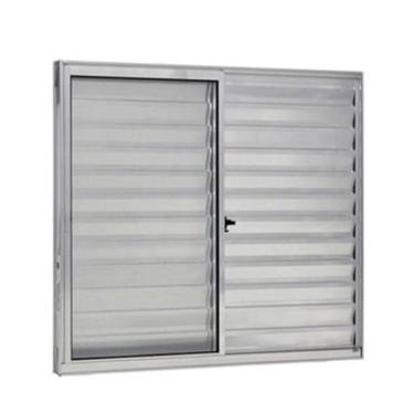 Imagem de Veneziana 3 Folhas Aluminio Brilhante  1,00x1,00 S/grade