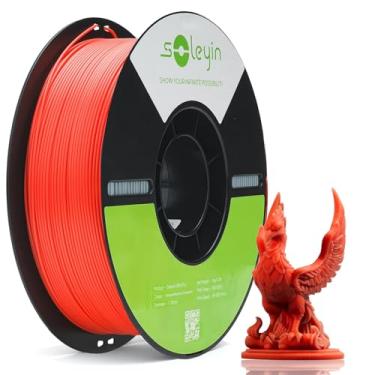 Imagem de Creality Filamento de impressora 3D colorido Soleyin Ultra PLA 1,75 mm, 300 mm/s Precisão de alta velocidade +/- 0,02 mm, resfriamento e modelagem rápidos, carretel de 1 kg (1 kg) (creme de morango)