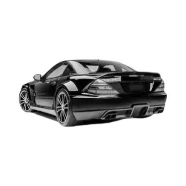 Imagem de Pôster De Carro Esportivo Luxuoso Preto E Branco, Arte Em Tela Para De