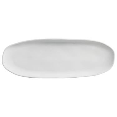 Imagem de Porto Brasil Conjunto com 4 Travessas Oval Rasa Grande Orgânico New White