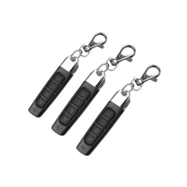 Imagem de Kit com 3 Controle Remoto Para Portão Alarme 433mhz Cópia Copiar Duplicador Clone Clonador Copiador Motor Portão Porta Eletrônico Garagem todo Brasil Top 433mhz Compativel Ppa Garen Seg