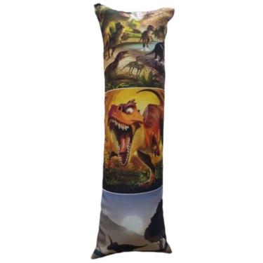 Imagem de Almofada Infantil para Cinto de Segurança Estampa Dinossauro - Calupa,