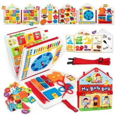 Imagem de Activity Busy Book Coogam Toddler Felt Montessori 3-5 anos