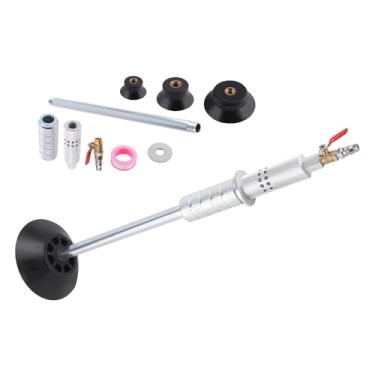 Imagem de maXpeedingrods Extrator de amassado pneumático para carro atualizado, extrator de martelo deslizante com 3 ventosas 8 cm 12 cm 15 cm, kit de reparo de amassados de carroceria, ferramenta manual de