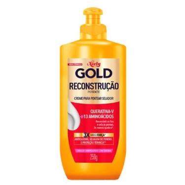 Imagem de Creme para Pentear Niely Gold Queratina-V + 13 Aminoácidos Reconstruçã