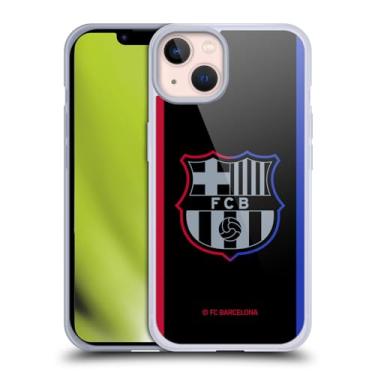 Imagem de Head Case Designs Capa de gel macio oficialmente licenciada pelo FC Barcelona Away 2024/25 Crest Kit compatível com Apple iPhone 13