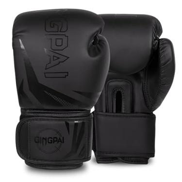 Imagem de Luvas de boxe, treinamento profissional de boxe, luvas de kickboxing para homens, mulheres e adultos, crianças, enchimento em várias camadas, para luta de MMA, luvas de saco de pancadas pesadas para
