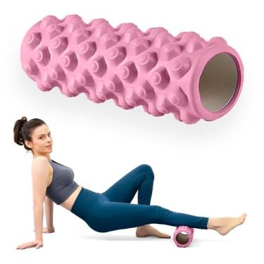 Imagem de Rolo de Liberação Miofascial Andarix Active Foam Roller para Yoga Massagem Pilates Academia Crossfit em EVA (Rosa)