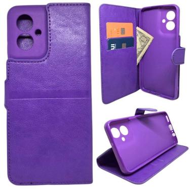 Imagem de Capa Carteira Para Motorola G55  Tela De 6.49  Capinha Case