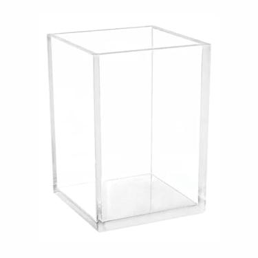 Imagem de Porta objetos Canetas ou Pincéis em Acrílico transparente, base transparente