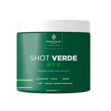 Imagem de Shot Verde Dtx Sabor Limão com Abacaxi 30 Doses com Clorella e Espirulina Personnalize Nutrition