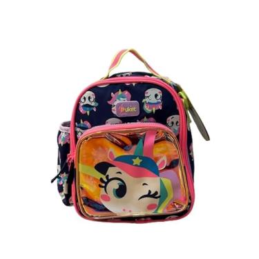 Imagem de PUKET - Lancheira Térmica Escolar Puket Unicórnio Tênis Azul Marinho