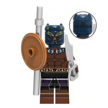 Imagem de Boneco super herois e viloes cinema bloco de montar, PANTERA