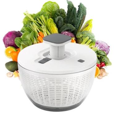 Imagem de Centrifuga De Salada Folhas Grande Simples Usar Cor Branco - Uteall