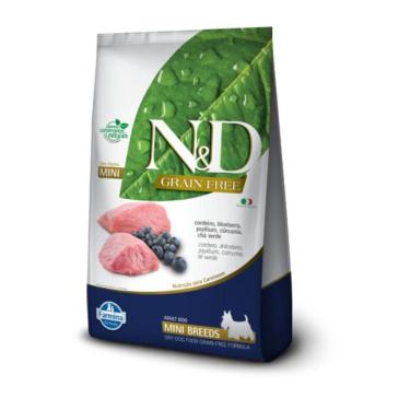 Imagem de Ração N&D Grain Free Cordeiro Cães Adultos Raças Peq 10,1Kg