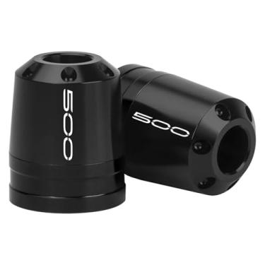 Imagem de BYYINGSUS Sliders de extremidade de barra de motocicleta compatíveis com Z500 2024 Acessórios de guidão Barend de motocicleta CNC Alumínio (preto)