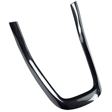 Imagem de HIGH FLYING Para VW Volkswagen Golf 6 Mk6 2010 2011 2012 2013 2014 Acessórios interiores do carro painel de engrenagem decoração externa moldura ABS fibra de carbono grão 1 peça