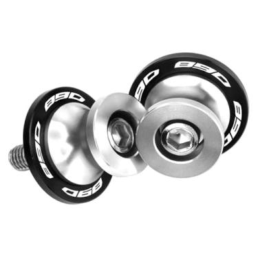 Imagem de Carretéis de braço oscilante para motocicleta M10 Protetores de braço oscilante traseiros acessórios de alumínio CNC compatíveis com 890 SMT 2023-2024 (prata)