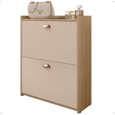 Imagem de Sapateira Organizadora Pequena Apartamento 12 Pares Calçados Gavetas Basculante Decoração Quarto - Lojas RPM