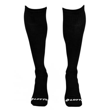 Imagem de Meião Lotto Futebol Preto Juvenil Tamanho 34-38