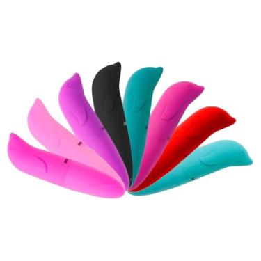 Imagem de Vibrador Ponto G Formato Golfinho, Material ABS Toque Aveludado, Discreto, Pequeno