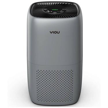 Imagem de Purificador de Ar Automático com Filtro HEPA, Área de 50 m2, 24W, 110v, YIOU HY3800, Cinza