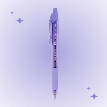 Imagem de Caneta Esferográfica Poly Colors 0.7mm Faber-Castell 5 Cores - Unidade