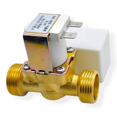 Imagem de Válvula Solenóide Cobre Alta Temperatura 24V 3/4 Pol - RoboBuilders