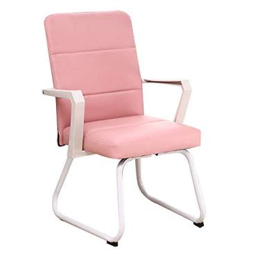 Imagem de Computador executivo e ergonômico escritório integrado apoio de braço mesa computador arco pé alto couro PU jogos para dormitório estudantil Internet Cafe fied