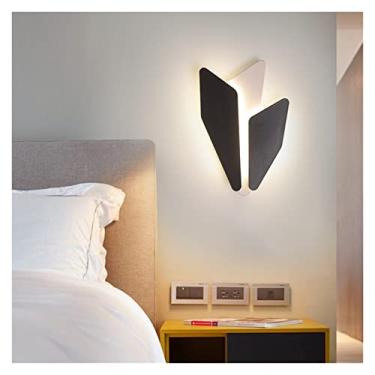 Imagem de HOSETEON , Luminária de parede LED compatível comoom cabeceira ar interno luminária ferro e materiais acrílicos 8W luminária Wandlamp, luz de parede
