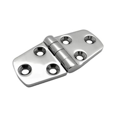Imagem de Ship Fittings Casting Hinge Flat Hinge Cabinet Doors for Windows 316 Stainless Steel Hinges Folding Hinge Boat Hatch Hinges for Boat Hardware Marine Hardware(4PCS)