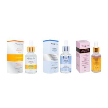 Imagem de Kit Serum vitamina c + Serum clareador + Serum antioleosidade - MAX LO