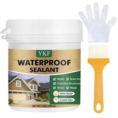 Imagem de Selante impermeável YKF Transparent 355ml para telhados, paredes