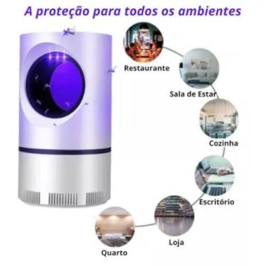 Imagem de Super sônico UV Lâmpada Led Mata Mosquito Pernilongo Moscas - SWEET HO