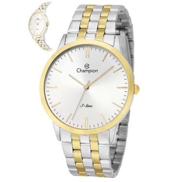 Imagem de Relógio Champion Masculino Ref:Cn21103s Slim Bicolor