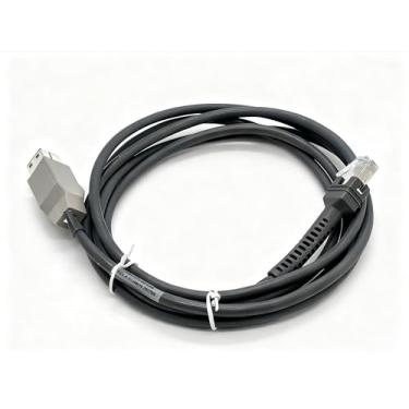 Imagem de DS4608 Cabo USB para Zebra para Symbol DS4608 DS/LI/LS4278 DS6878 DS7708 DS9308 DS9908 Scanner de código de barras portátil – Conector Power Plus reto de 2 metros (CBA-U23-S07ZAR)