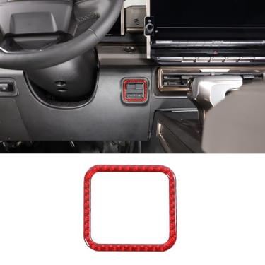 Imagem de Tampa do painel de controle do interruptor de freio de reboque para 2023 2024 2025 2026 Hummer EV acessórios SUV/caminhonete modelo de navegação do carro exibição lateral reboque freio botão botão