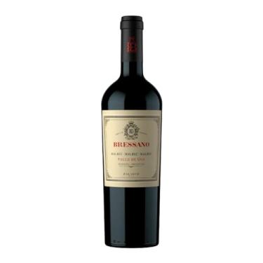 Imagem de Vinho Tinto Argentino Malbec Bressano, Seco, 100% Malbec, Encorpado e Aromático, Amora e Chocolate, Valle de Uco – Mendoza, 18 Meses em Carvalho Francês, Ideal Para Carnes Grelhadas, 14,5% ABV, 750 ml