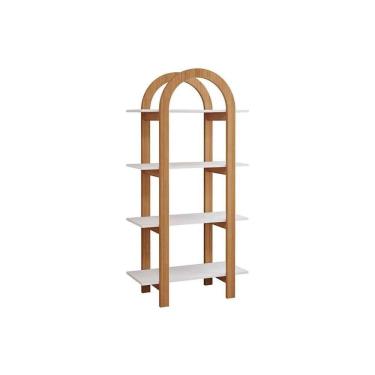 Imagem de Estante Infantil Cupcake C- 4 Prateleiras Branco-nature - Permóbili Baby