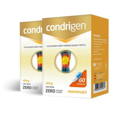 Imagem de Kit 2 Condrigen Colágeno Tipo 2 Maxinutri 60 Cápsulas